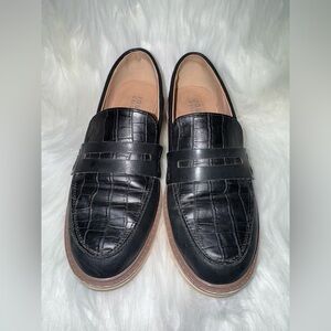Journee Collection Black Loafers Slip-On Elegance